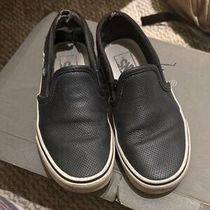 Vans Black Perforated women’s Slip-On Shoes